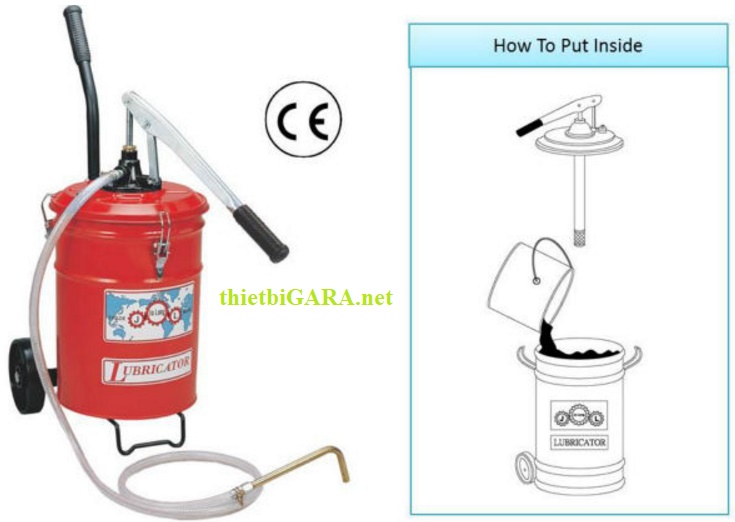 Cách sử dụng máy bơm dầu bằng tay