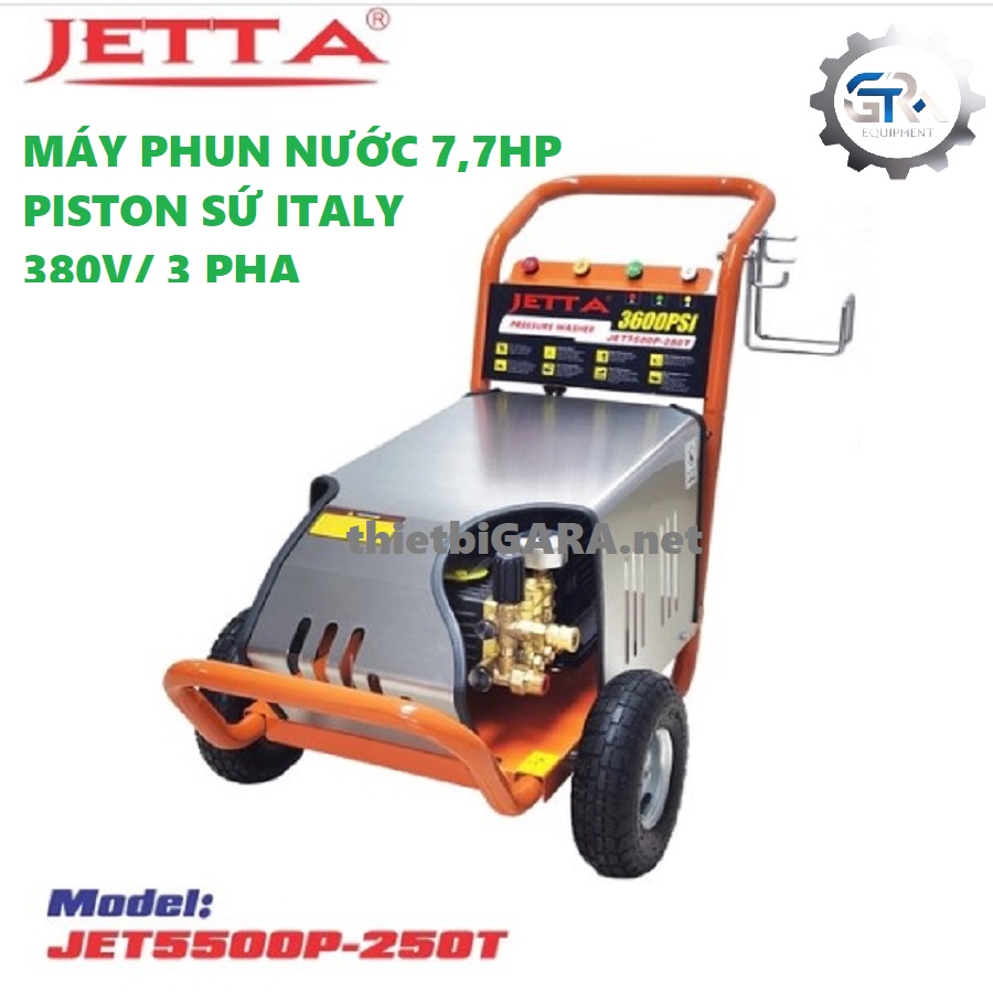 Máy Rửa Xe Áp Lực Cao Công Nghệ Italy 7,5Hp Jetta