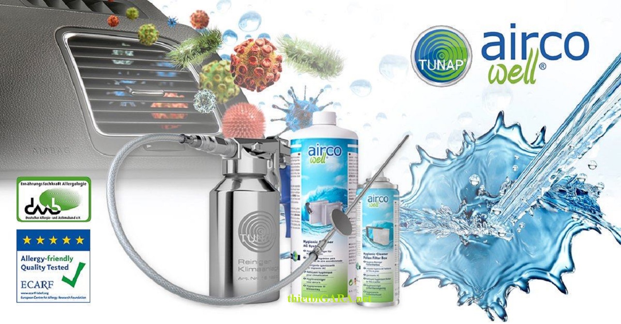 Làm sạch sâu với dụng dịch khử trùng