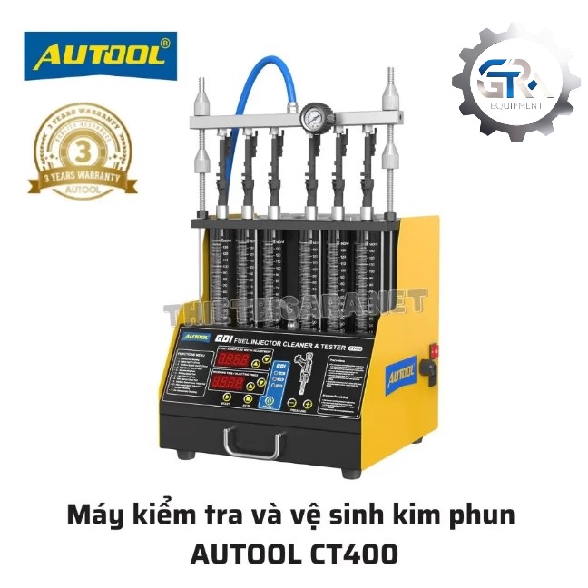 Máy Vệ Sinh Và Kiểm Tra Kim Phun Điện Tử CT400 Autool
