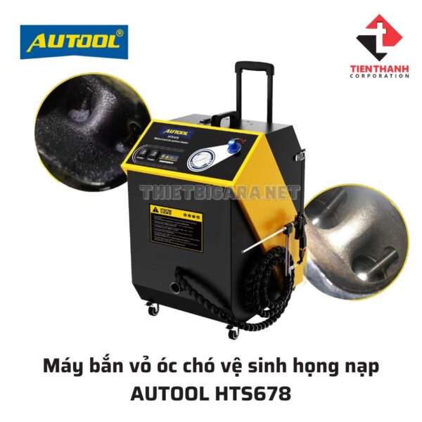 Máy bắn vỏ óc chó vệ sinh họng nạp AUTOOL HTS678