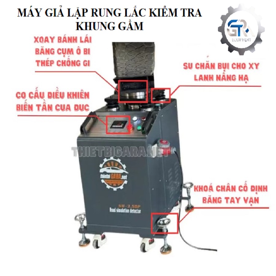 máy giả lập rung lắc mặt đường sm3.5dp