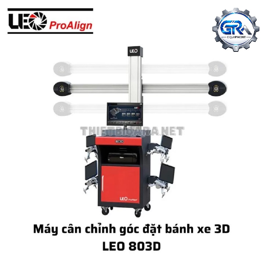 Máy Cân Chỉnh Góc Đặt Bánh Xe 3D LEO 803D