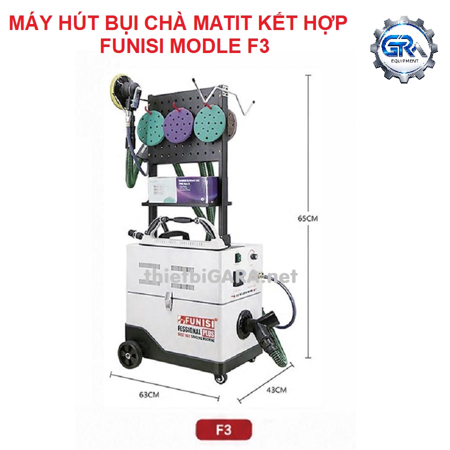 Máy Hút Bụi Chà Matit Tự Động Funisi Model F3
