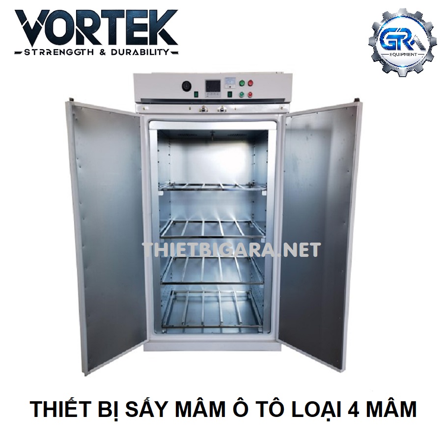Buồng Sấy Mâm Ô Tô Loại Sấy 4 Mâm Vortek