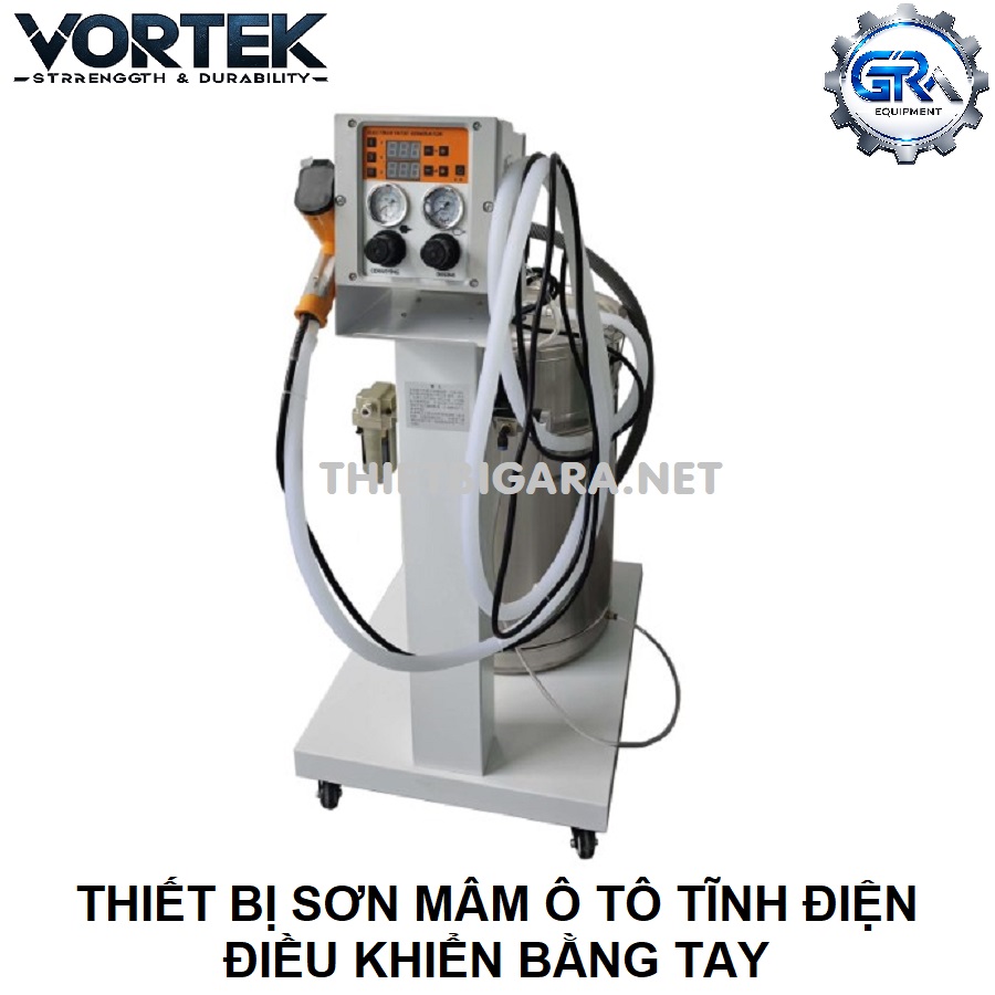 Thiết bị sơn mâm ô tô tĩnh điện bằng tay Vortek